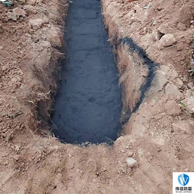 安康某單位10歐姆防雷接地施工